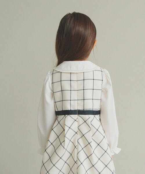 BRANSHES（ブランシェス）の「【フォーマル】ポプリンブラウス（シャツ/ブラウス・キッズ・オフホワイト・130/110/120）」の8枚目の写真