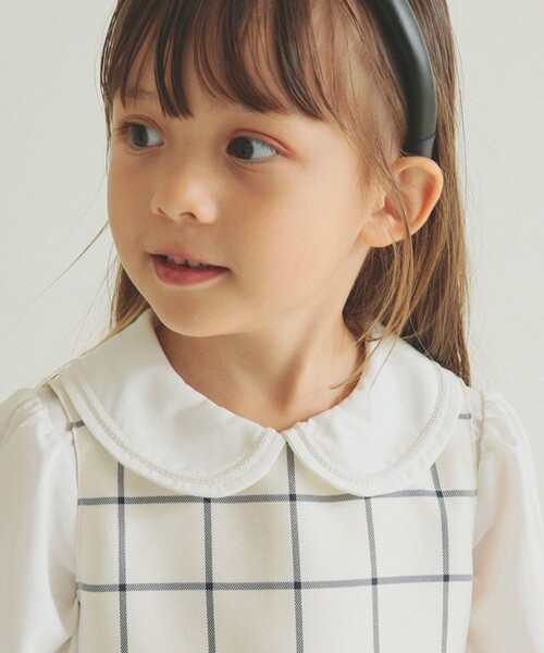 BRANSHES（ブランシェス）の「【フォーマル】ポプリンブラウス（シャツ/ブラウス・キッズ・オフホワイト・130/110/120）」の9枚目の写真