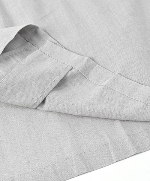 A BOND(アボンド)の「コットンリネンフリルワンピース(100~150cm)(ワンピース・キッズ・ライトグレー/イエロー・100/110/120/130/140/150)」の21枚目の写真