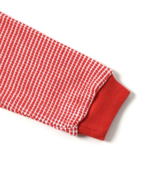 apres les cours（アプレレクール）の「先染めワッフルポロシャツ（ポロシャツ・キッズ・レッド/アイボリー・120/80/100/110/130/90）」の11枚目の写真