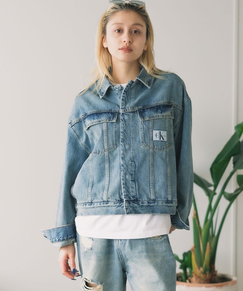 Calvin Klein（カルバン・クライン）の「Calvin Klein/カルバンクライン デニム ジャケット（デニムジャケット・メンズ・ブルー・M/L/XL）」の15枚目の写真