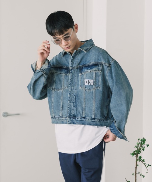 Calvin Klein（カルバン・クライン）の「Calvin Klein/カルバンクライン デニム ジャケット（デニムジャケット・メンズ・ブルー・M/L/XL）」の20枚目の写真