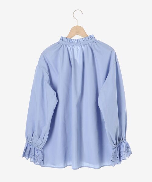 le.coeur blanc(ルクールブラン)の「カットワークフリルブラウス(シャツ/ブラウス・レディース・オフホワイト/ライトブルー/ブラック・38)」の21枚目の写真