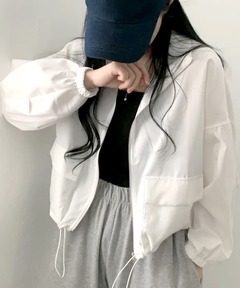 シアーブルゾン（SHEER BLOUSON）（ブルゾン）｜AULA AILA