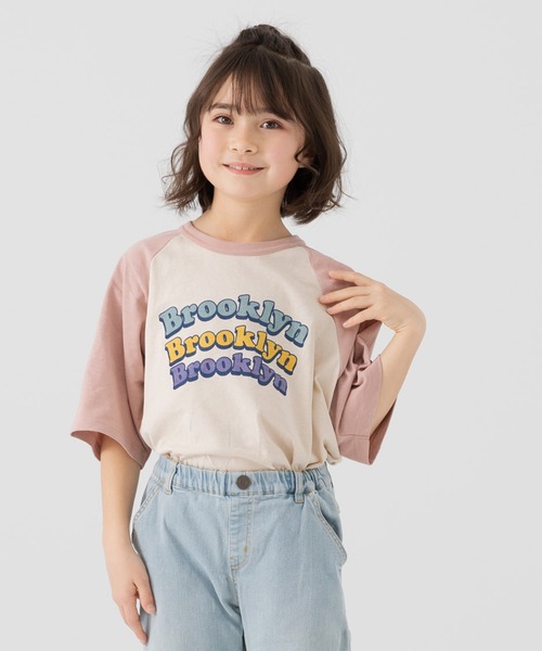 chil2（チルツー）の「綿100％ プリント ラグラン半袖Tシャツ（Tシャツ/カットソー・キッズ・F/E/D/C/J/H/A/I/G/B・80ｃｍ/110cm/100cm/90cm/140cm/130cm/120cm）」の6枚目の写真