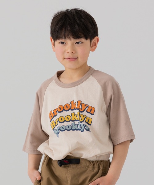 chil2（チルツー）の「綿100％ プリント ラグラン半袖Tシャツ（Tシャツ/カットソー・キッズ・F/E/D/C/J/H/A/I/G/B・80ｃｍ/110cm/100cm/90cm/140cm/130cm/120cm）」の7枚目の写真