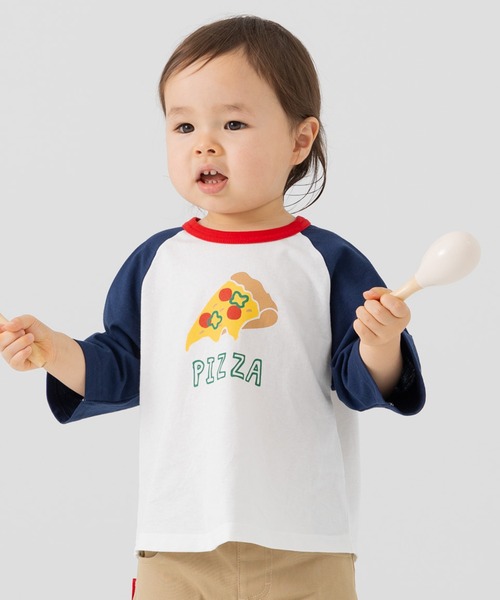 chil2（チルツー）の「綿100％ プリント ラグラン半袖Tシャツ（Tシャツ/カットソー・キッズ・F/E/D/C/J/H/A/I/G/B・80ｃｍ/110cm/100cm/90cm/140cm/130cm/120cm）」の9枚目の写真