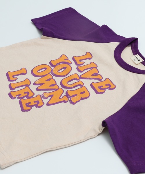 chil2（チルツー）の「綿100％ プリント ラグラン半袖Tシャツ（Tシャツ/カットソー・キッズ・F/E/D/C/J/H/A/I/G/B・80ｃｍ/110cm/100cm/90cm/140cm/130cm/120cm）」の17枚目の写真