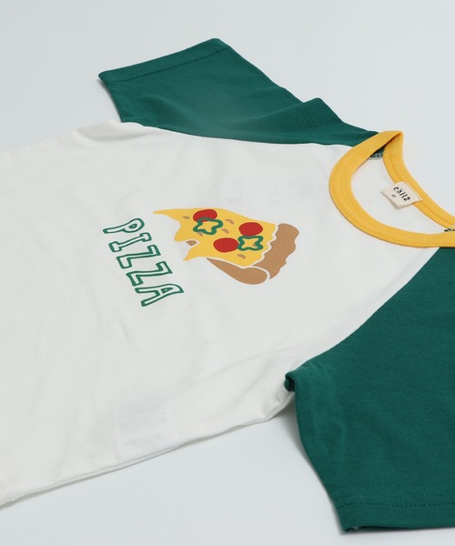 chil2（チルツー）の「綿100％ プリント ラグラン半袖Tシャツ（Tシャツ/カットソー・キッズ・F/E/D/C/J/H/A/I/G/B・80ｃｍ/110cm/100cm/90cm/140cm/130cm/120cm）」の11枚目の写真