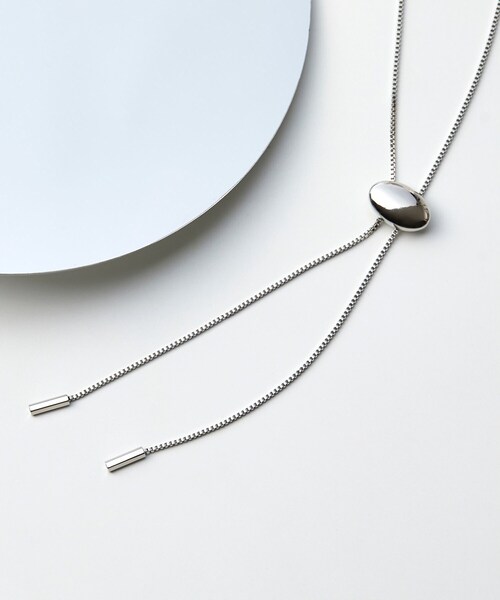 tk.TAKEO KIKUCHI（ティーケータケオキクチ）の「◆メタルループタイネックレス（ネックレス・メンズ・ライトグレー/ブラック/シルバー/ブラック系/ブラック系1/ブラック系2/ブラック系3/ブラック系4/ブラック系5/ブラック系6/ブラック系7/ブラック系8/ライトグレー系/シルバー系/シルバー系1/シルバー系2/シルバー系3/シルバー系4/シルバー系5/シルバー系6/シルバー系7/シルバー系8/ゴールド系/ゴールド系1/ゴールド系2/ゴールド系3/ゴールド系5/ゴールド系6/ゴールド系7/ゴールド系8・00）」の12枚目の写真