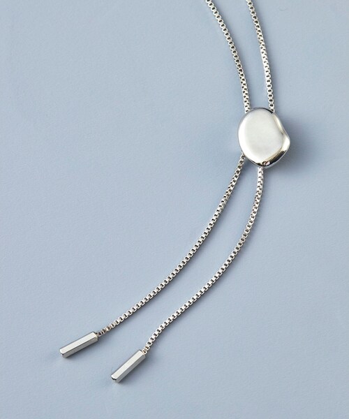 tk.TAKEO KIKUCHI（ティーケータケオキクチ）の「◆メタルループタイネックレス（ネックレス・メンズ・ライトグレー/ブラック/シルバー/ブラック系/ブラック系1/ブラック系2/ブラック系3/ブラック系4/ブラック系5/ブラック系6/ブラック系7/ブラック系8/ライトグレー系/シルバー系/シルバー系1/シルバー系2/シルバー系3/シルバー系4/シルバー系5/シルバー系6/シルバー系7/シルバー系8/ゴールド系/ゴールド系1/ゴールド系2/ゴールド系3/ゴールド系5/ゴールド系6/ゴールド系7/ゴールド系8・00）」の14枚目の写真