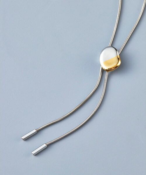 tk.TAKEO KIKUCHI（ティーケータケオキクチ）の「◆メタルループタイネックレス（ネックレス・メンズ・ライトグレー/ブラック/シルバー/ブラック系/ブラック系1/ブラック系2/ブラック系3/ブラック系4/ブラック系5/ブラック系6/ブラック系7/ブラック系8/ライトグレー系/シルバー系/シルバー系1/シルバー系2/シルバー系3/シルバー系4/シルバー系5/シルバー系6/シルバー系7/シルバー系8/ゴールド系/ゴールド系1/ゴールド系2/ゴールド系3/ゴールド系5/ゴールド系6/ゴールド系7/ゴールド系8・00）」の18枚目の写真