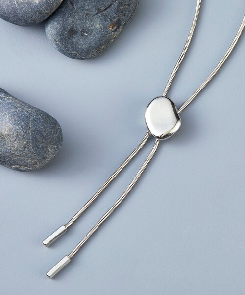 tk.TAKEO KIKUCHI（ティーケータケオキクチ）の「◆メタルループタイネックレス（ネックレス・メンズ・ライトグレー/ブラック/シルバー/ブラック系/ブラック系1/ブラック系2/ブラック系3/ブラック系4/ブラック系5/ブラック系6/ブラック系7/ブラック系8/ライトグレー系/シルバー系/シルバー系1/シルバー系2/シルバー系3/シルバー系4/シルバー系5/シルバー系6/シルバー系7/シルバー系8/ゴールド系/ゴールド系1/ゴールド系2/ゴールド系3/ゴールド系5/ゴールド系6/ゴールド系7/ゴールド系8・00）」の13枚目の写真