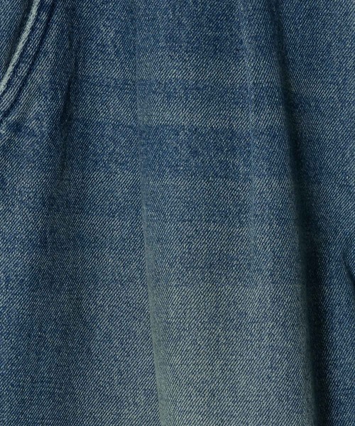INTER FACTORY(インターファクトリー)の「ファッションインフルエンサー しの - Vintage Overdye Wide Denim / ヴィンテージオーバーダイワイドデニム made in INTER FACTORY(デニムパンツ・メンズ・ブルー/ブラック・MEDIUM/SMALL/LARGE)」の9枚目の写真