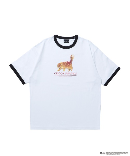 Salong hameu(サロン ハミュー)の「HP GRAPHIC RINGER S/S TEE/マジカル クリーチャーズ グラフィックフォトプリント リンガーTシャツ 半袖 ハリー・ポッター(Tシャツ/カットソー・メンズ・ブラック/ホワイト/アッシュグレー・L/M)」の1枚目の写真