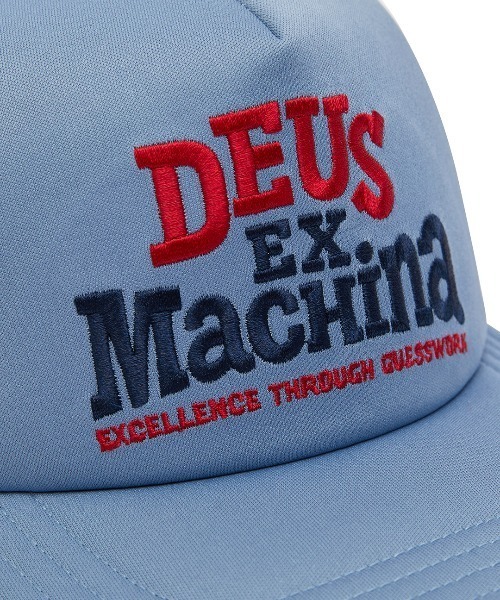 DEUS EX MACHINA(デウスエクスマキナ)の「GUESSWORK TRUCKER(キャップ・メンズ・レッド/アクア/ブラウン・OS)」の7枚目の写真
