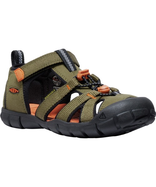 KEEN（キーン）の「SEACAMP II CNX / シーキャンプ ツー シーエヌエックス / キッズ サンダル（サンダル・キッズ・ダークオリーブ・23.5cm/22.5cm/22cm/21cm/20cm）」の5枚目の写真