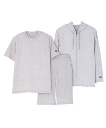 BODY WILD（ボディーワイルド）の「BODY WILD/ボディワイルド　ルームウェア 長袖長袖長パンツ（３点セット）（ルームウェア/パジャマ）」