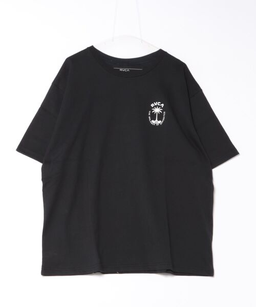 RVCA(ルーカ)の「RVCA メンズ PRIME PALM TEE Tシャツ 【2024年春夏モデル】/ルーカ半袖バックプリントTシャツ(Tシャツ/カットソー・メンズ・ブルー/ブラック/ホワイト・LARGE/MEDIUM/SMALL)」の2枚目の写真