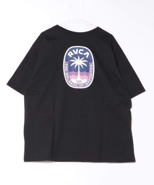 RVCA(ルーカ)の「RVCA メンズ PRIME PALM TEE Tシャツ 【2024年春夏モデル】/ルーカ半袖バックプリントTシャツ(Tシャツ/カットソー・メンズ・ブルー/ブラック/ホワイト・LARGE/MEDIUM/SMALL)」の6枚目の写真