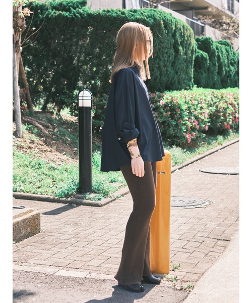 ENCIRCLE（エンサークル）の「【ENCIRCLE/エンサークル】Go to shirt/ゴートゥーシャツ（シャツ/ブラウス・レディース・ダークネイビー・3/2/1）」の18枚目の写真