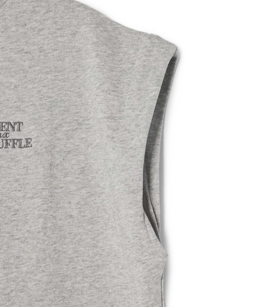 ROPE' PICNIC(ロペピクニック)の「セットアップ対応/ロゴ刺繍ハーフジッププルオーバー(Tシャツ/カットソー・レディース・ライトグレー/キナリ・38)」の13枚目の写真