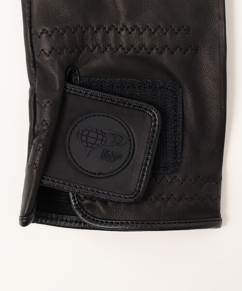 BEAMS GOLF(ビームスゴルフ)の「〈MEN〉 エンボスロゴ シープスキンレザーグローブ(左手用)(手袋・メンズ・ネイビー/グリーン/ブラック・S(21-22)/SS(20-21)/L(23-24)/M(22-23))」の5枚目の写真