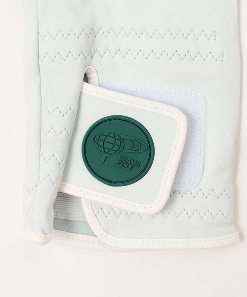 BEAMS GOLF(ビームスゴルフ)の「〈MEN〉 エンボスロゴ シープスキンレザーグローブ(左手用)(手袋・メンズ・ネイビー/グリーン/ブラック・S(21-22)/SS(20-21)/L(23-24)/M(22-23))」の8枚目の写真