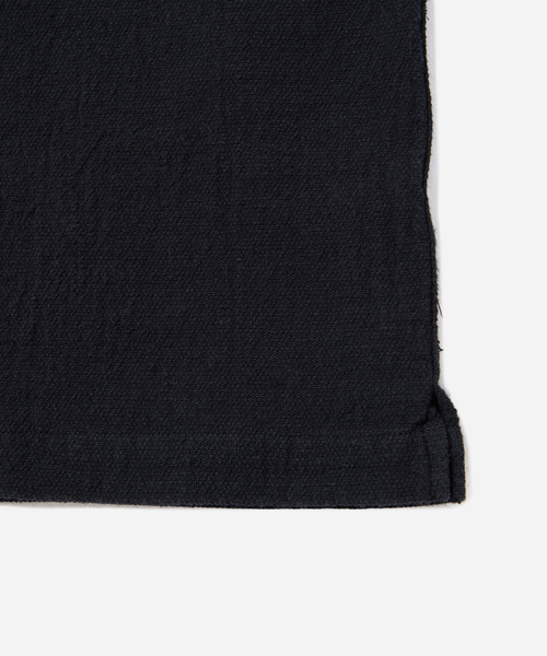 Saturdays NYC（サタデーズ ニューヨークシティ ）の「Canty Boucle Knit Ss Shirt（シャツ/ブラウス・メンズ・ブラック/オフホワイト・L/S/M）」の3枚目の写真