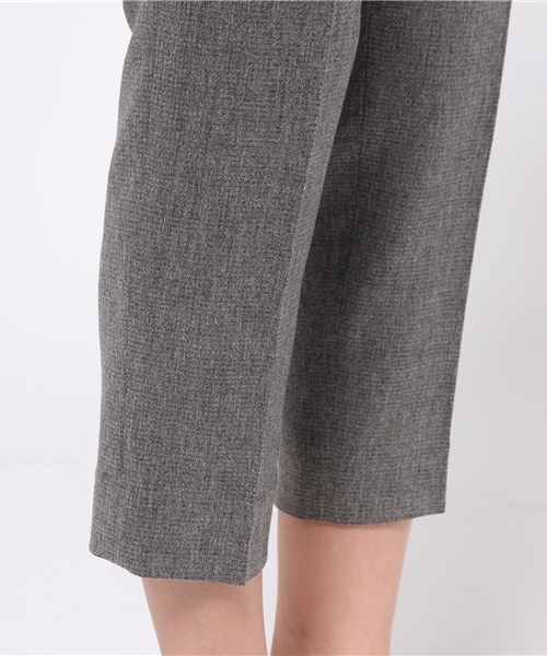 FIGARO Paris（フィガロパリ）の「◇INCOTEX ラメ入り ワンタッククロップドパンツ（その他パンツ・レディース・ブラウン/チャコールグレー・40/38）」の6枚目の写真