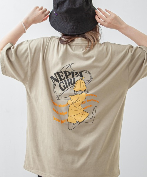 ZIP FIVE（ジップファイブ）の「【ZIP FIVE】サウナハット Tシャツ付 半袖 ビッグシルエット イラストプリント（ハット・メンズ・ホワイト系/ブラック/グレイッシュベージュ/ブラック系/ベージュ系/ホワイト・LARGE/MEDIUM）」の6枚目の写真