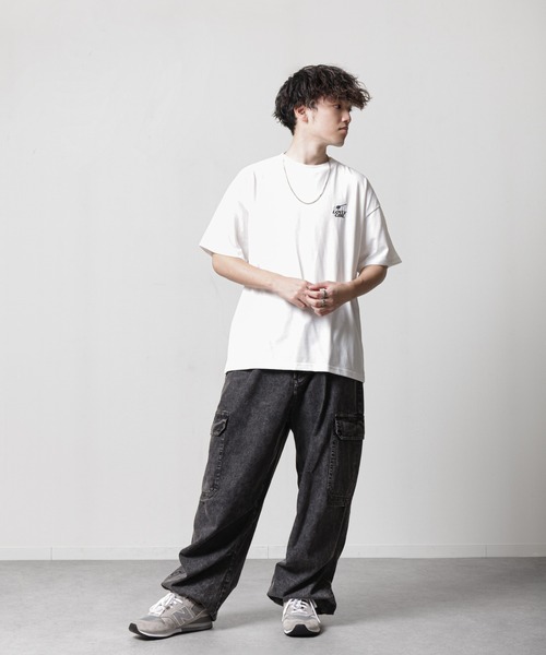 ZIP FIVE（ジップファイブ）の「【ZIP FIVE】サウナハット Tシャツ付 半袖 ビッグシルエット イラストプリント（ハット・メンズ・ホワイト系/ブラック/グレイッシュベージュ/ブラック系/ベージュ系/ホワイト・LARGE/MEDIUM）」の10枚目の写真