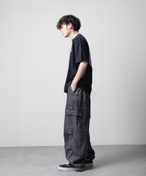 ZIP FIVE（ジップファイブ）の「【ZIP FIVE】サウナハット Tシャツ付 半袖 ビッグシルエット イラストプリント（ハット・メンズ・ホワイト系/ブラック/グレイッシュベージュ/ブラック系/ベージュ系/ホワイト・LARGE/MEDIUM）」の20枚目の写真