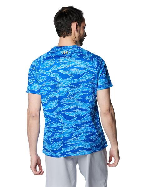UNDER ARMOUR(アンダーアーマー)の「UAテック ノベルティ ショートスリーブTシャツ(ベースボール/メンズ)(Tシャツ/カットソー・メンズ・ブルー・XL/M/L/XXL/S)」の4枚目の写真