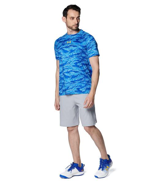UNDER ARMOUR(アンダーアーマー)の「UAテック ノベルティ ショートスリーブTシャツ(ベースボール/メンズ)(Tシャツ/カットソー・メンズ・ブルー・XL/M/L/XXL/S)」の3枚目の写真