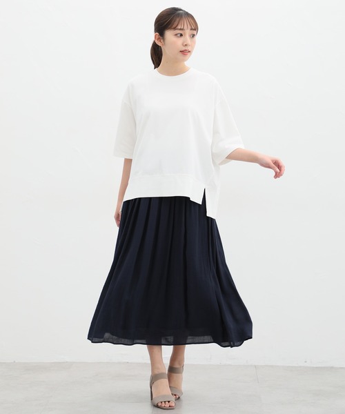 ♡ビーハニー完売品♡Beeハニータフタスカート　ネイビー　ロング　サイズM〜L ビット付タイトスカート: ボトムス｜ハニーズ公式通販