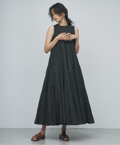 GALLARDAGALANTE(ガリャルダガランテ)の「【MARIHA】ミューズのドレス / カラー別注(ワンピース・レディース・ブラック/カーキ・FREE)」の9枚目の写真