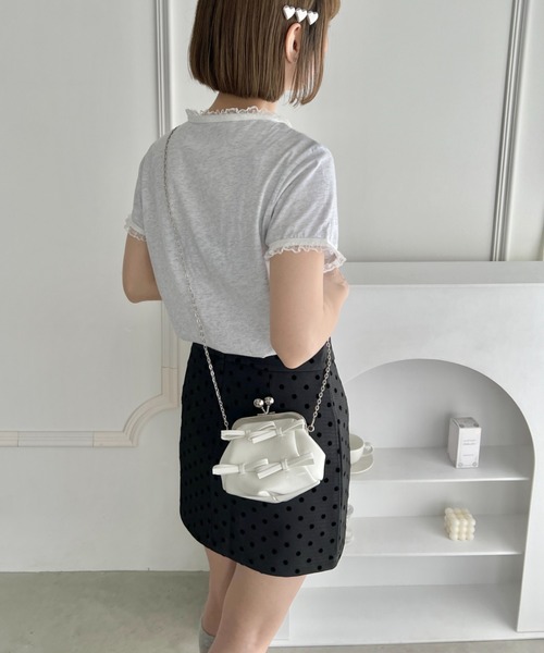 セール】2WAYメニーリボンがま口ミニショルダーバッグ