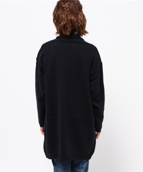 earth music&ecology（アースミュージックアンドエコロジー）の「ビッグシルエットニットカーディガン（カーディガン/ボレロ・レディース・LT.Gray/DK.Gray/ネイビー・FREE）」の6枚目の写真