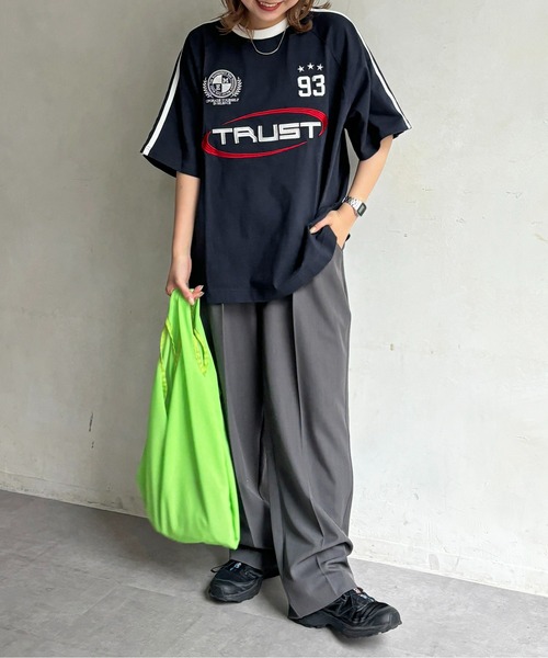 CPCM(シーピーシーエム)の「サッカーユニフォームラグランT(Tシャツ/カットソー・メンズ・ブラック/ホワイト/ネイビー・MEDIUM/LARGE)」の15枚目の写真