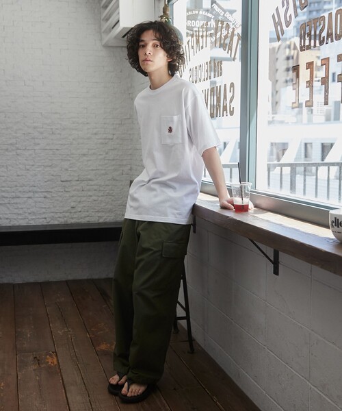 TOWNCRAFT（タウンクラフト）の「TOWNCRAFT（タウンクラフト）別注ロゴプリントTシャツ（Tシャツ/カットソー・メンズ・ホワイト/ネイビー/ダークブラウン・M/XL/L）」の5枚目の写真