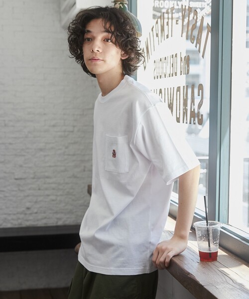 TOWNCRAFT（タウンクラフト）の「TOWNCRAFT（タウンクラフト）別注ロゴプリントTシャツ（Tシャツ/カットソー・メンズ・ホワイト/ネイビー/ダークブラウン・M/XL/L）」の6枚目の写真