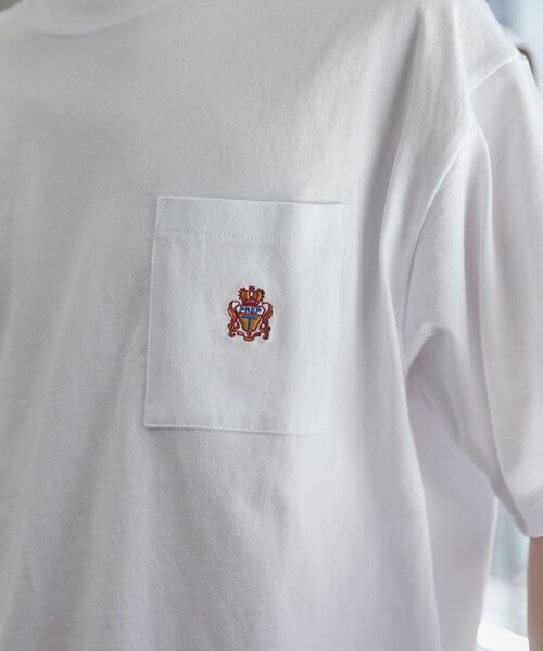 TOWNCRAFT（タウンクラフト）の「TOWNCRAFT（タウンクラフト）別注ロゴプリントTシャツ（Tシャツ/カットソー・メンズ・ホワイト/ネイビー/ダークブラウン・M/XL/L）」の16枚目の写真