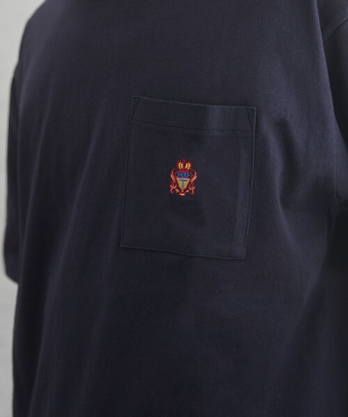 TOWNCRAFT（タウンクラフト）の「TOWNCRAFT（タウンクラフト）別注ロゴプリントTシャツ（Tシャツ/カットソー・メンズ・ホワイト/ネイビー/ダークブラウン・M/XL/L）」の15枚目の写真