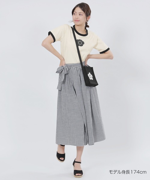 MARY QUANT（マリークワント）の「デイジーリンガー Tシャツ（Tシャツ/カットソー・レディース・オレンジ/ブラック/アイボリー/ブルー/ライトグリーン・M）」の13枚目の写真