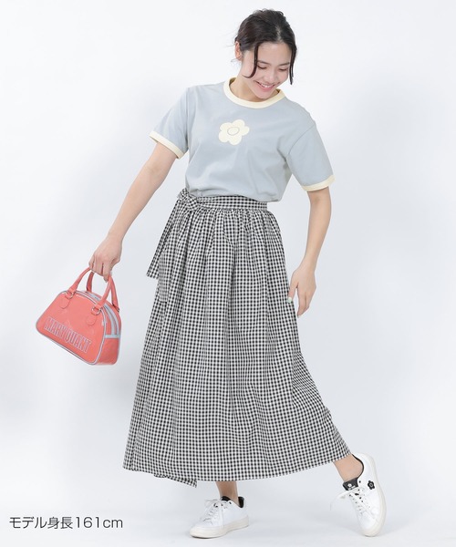 MARY QUANT（マリークワント）の「デイジーリンガー Tシャツ（Tシャツ/カットソー・レディース・オレンジ/ブラック/アイボリー/ブルー/ライトグリーン・M）」の21枚目の写真