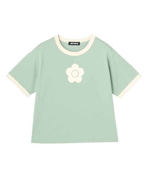 tシャツ マリークワント mary quant レトロロゴリンガーデイジー Tシャツ レディース マリークワント MARY QUANT レトロロゴリンガーデイジー Tシャツ