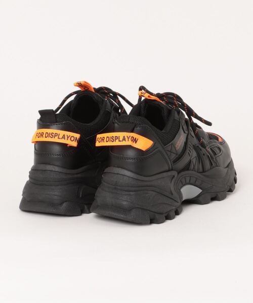 BENDER TOKYO（ベンダートウキョウ）の「コリアン アグリシューズ 厚底 ダッドスニーカー（スニーカー・メンズ・ブラック系その他/ブラック/ホワイト・25/26/27）」の4枚目の写真