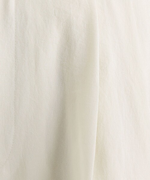 green label relaxing（グリーンレーベルリラクシング）の「［size SHORT/TALLあり］ ドライタッチ ワイドパンツ オフホワイト（スラックス・レディース・オフホワイト・SHORT/36/38/40/TALL）」の18枚目の写真