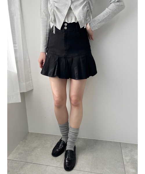 PHILLY（フィリー）の「【PHILLY】フレアデニムミニスカート（デニムスカート・レディース・インディゴブルー/ブラック・FREE）」の11枚目の写真